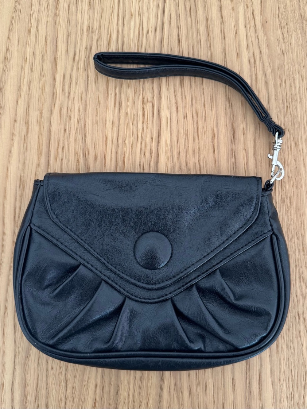 Black Women's Wristlet Clutch Bag - Picture 1 of 6